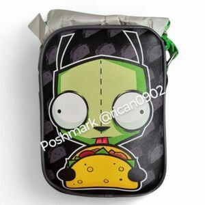 Buckle-Down Nickelodeon Invader Zim Gir With A Taco Crossbody Bag